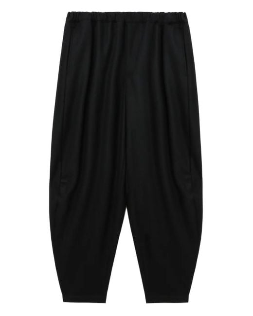 COMME DES GARÇON BLACK Black Elastic-Waist Trousers for men