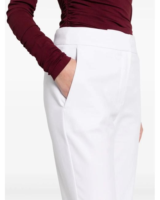 Genny Flared Broek in het White
