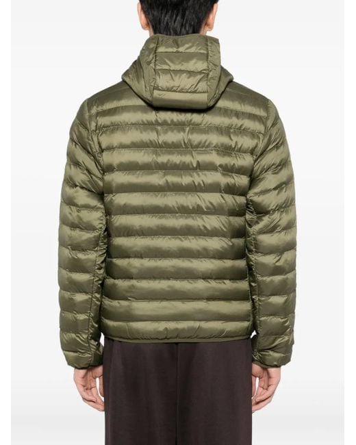 Lacoste Gewatteerd Jack Met Capuchon in het Green voor heren