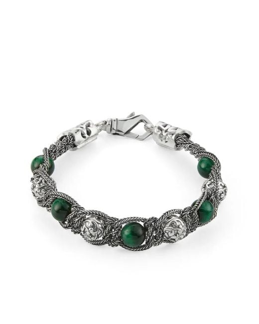 Emanuele Bicocchi Metallic Arabesque Shamballa Bracelet