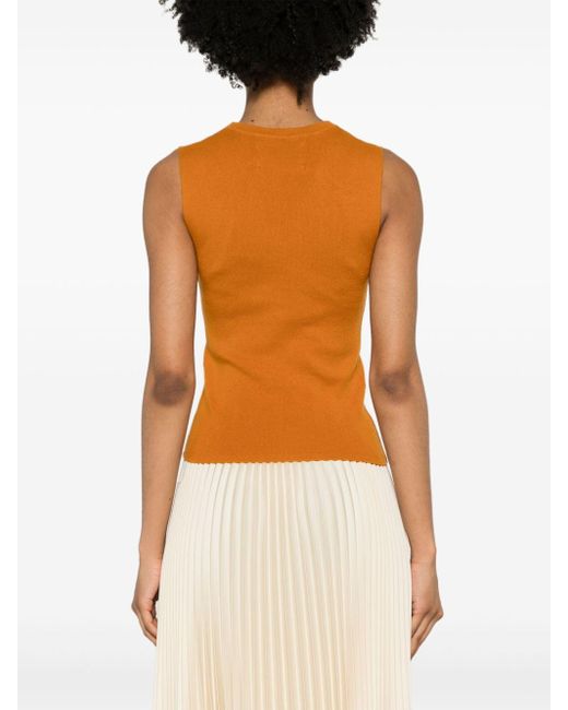 Extreme Cashmere Orange N°334 Ida Knitted Top