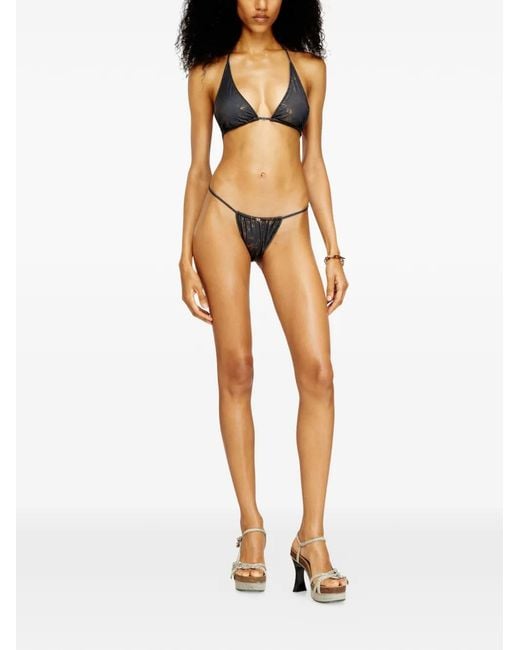 DIESEL Black Corinne Bikini Top