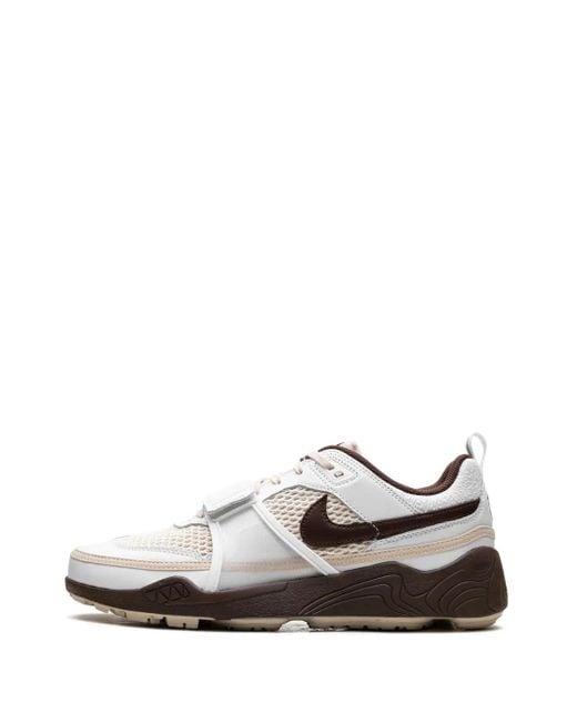 Nike White X Travis Scott Zoom Field Jaxx 'Light Chocolate' for men