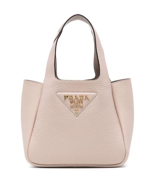Prada Natural Flou Leather Mini Bag