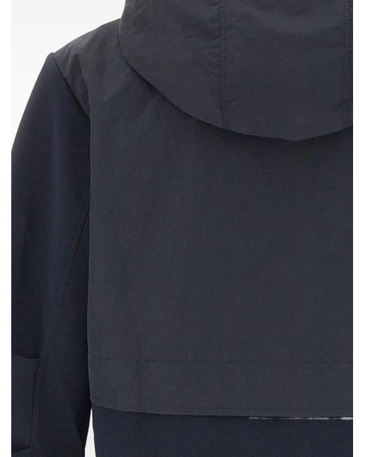 Dekker Blue Drawstring Hooded Sweatshirt for men