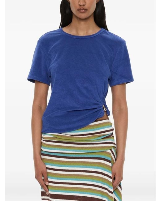 Christopher Esber Blue Orbit Crew Neck T-Shirt