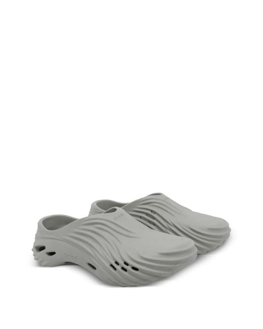 CROCSTM Gray U-Shaped Echo Wave Slides