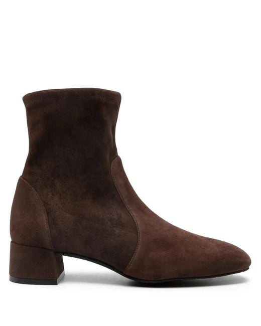 Stuart Weitzman Brown Stiefel Mit Runder Kappe 40Mm
