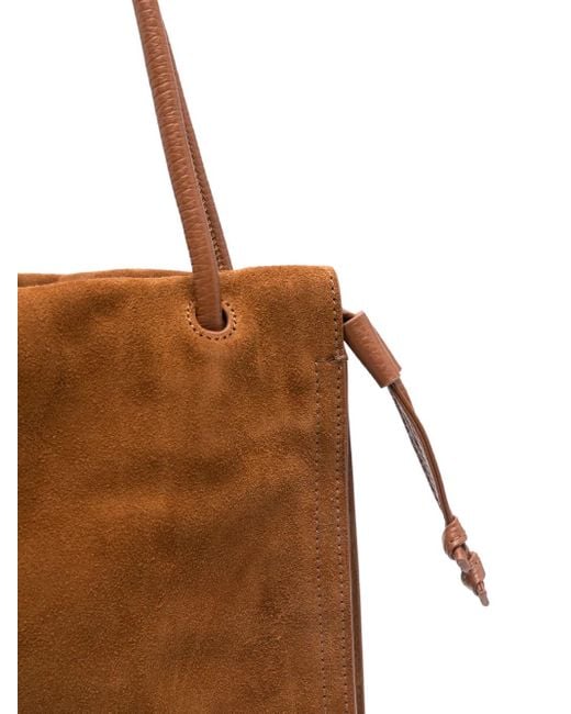 Coccinelle Brown Large Dulse Suede Tote Bag