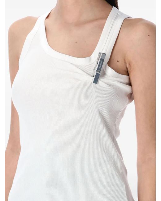 Coperni Blue Washing Clip Tank Top