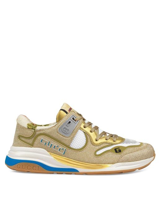 Gucci Ultrapace Sneakers in het Metallic