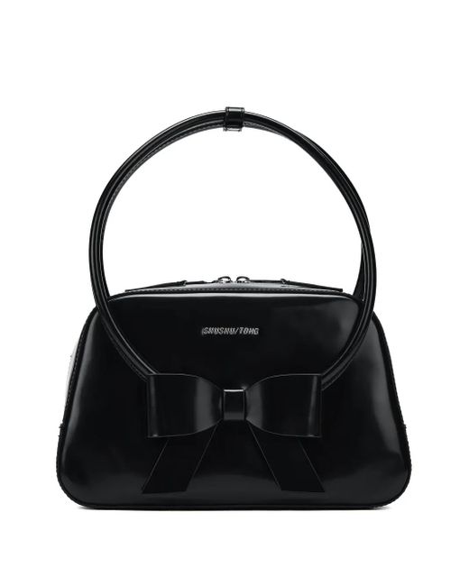 ShuShu/Tong Black Bow-Detail Tote Bag