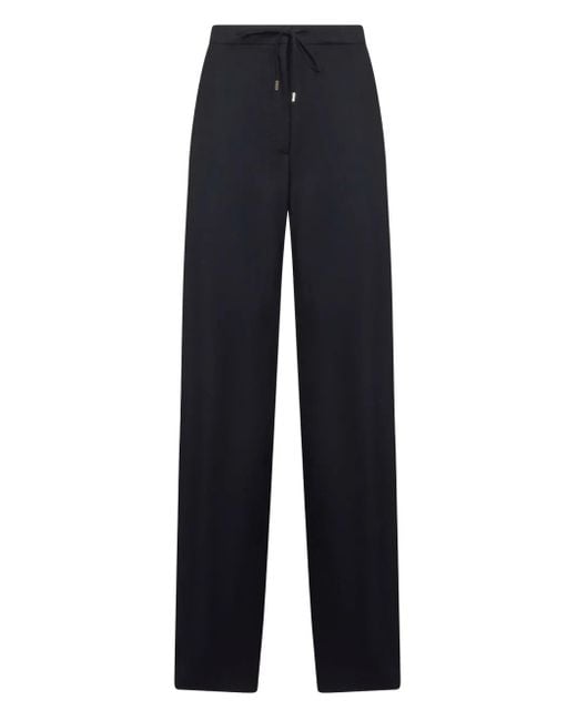 Max Mara Blue Drawstring Trousers