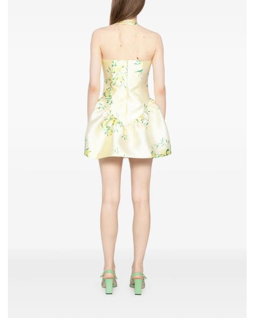 De La Vali White Aura Mini Dress