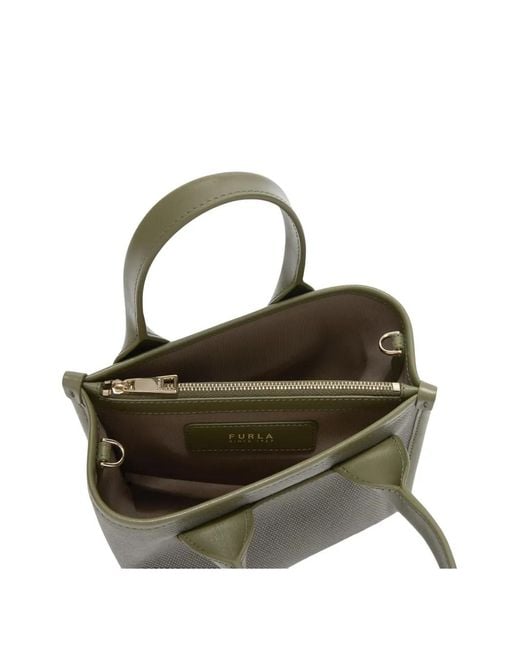 Furla Metallic Mini Divide It Tote Bag