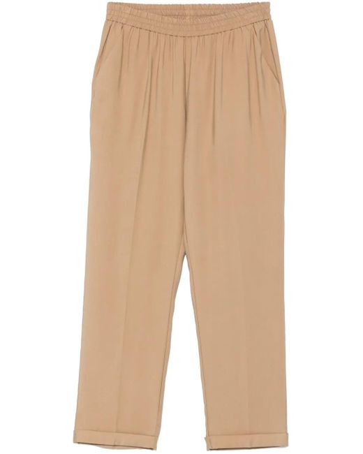 Le Tricot Perugia Natural Klassische Tapered-Hose