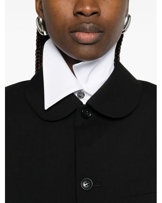 Comme des Garçons Black Buttoned Jacket