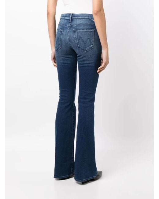 Mother Bootcut Jeans in het Blue
