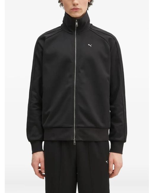 メンズ PUMA T7 ジップアップ スウェットシャツ Black