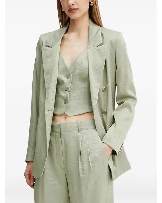 Guess Green Button Vest