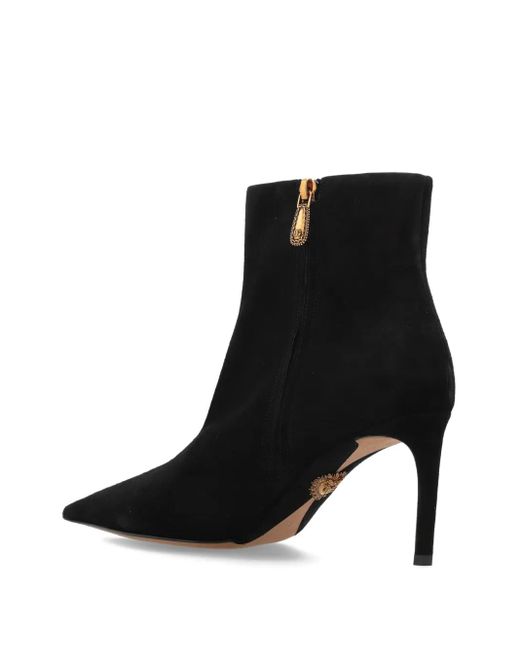 Dolce & Gabbana Black 80 Mm Pointed Zip Boots
