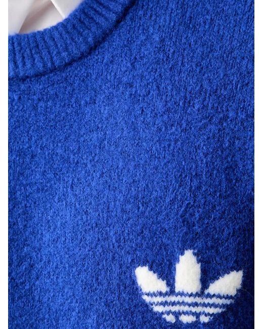 Pull Trefoil Essentials À Logo Adidas pour homme en coloris Blue