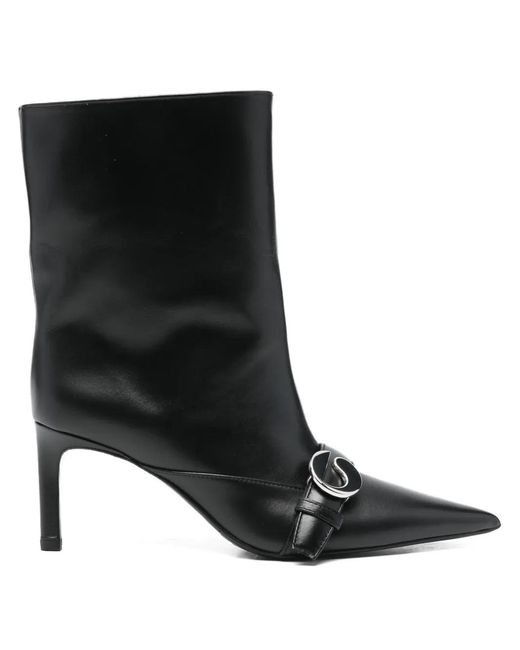 Coperni Black Stiefel Mit Gürtel 75Mm