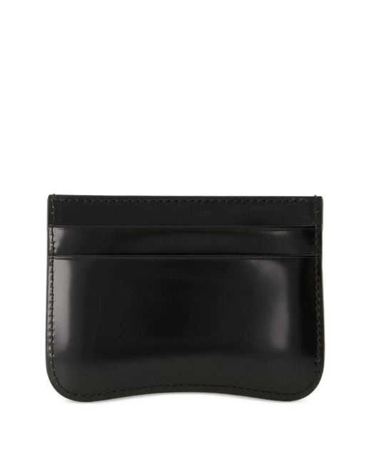AMI Black Leather Cardholder