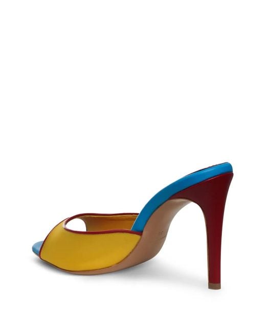 Ginissima Blue Vicky Colour-Block Sandals