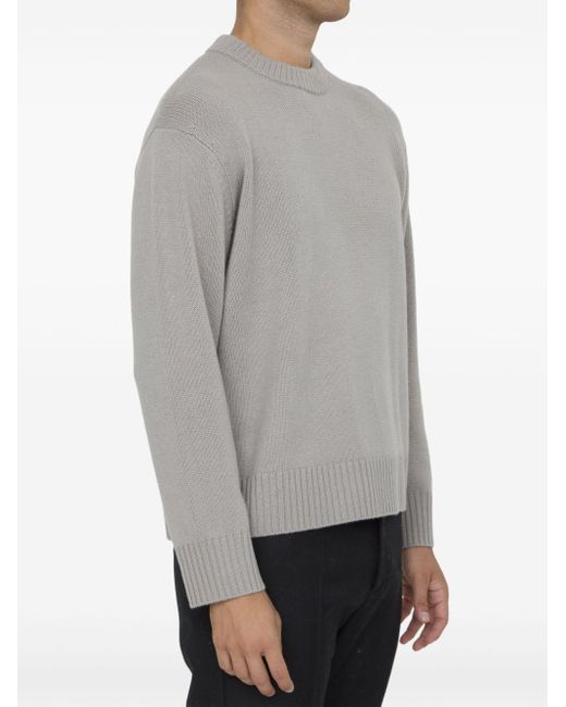 Lisa Yang Gray Kristian Sweater for men