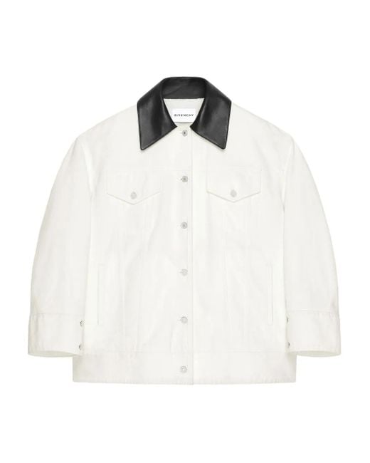 Givenchy White Cocoon Jacket