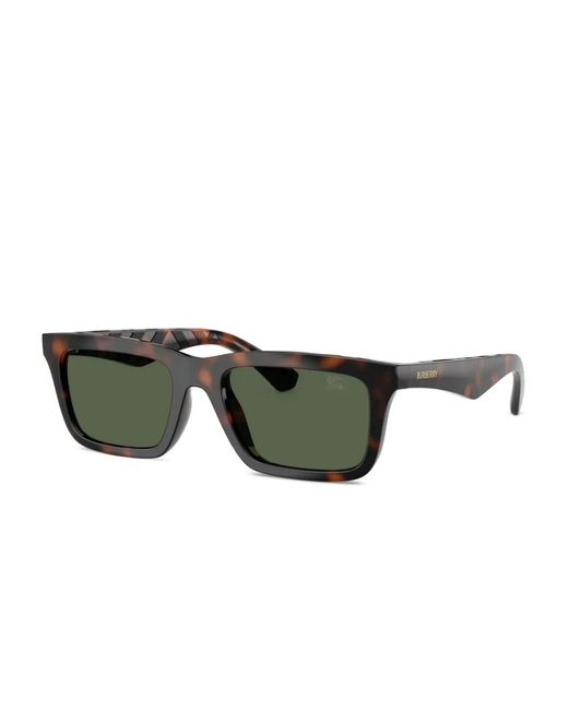 Burberry Green Square-Frame Sunglasses for men