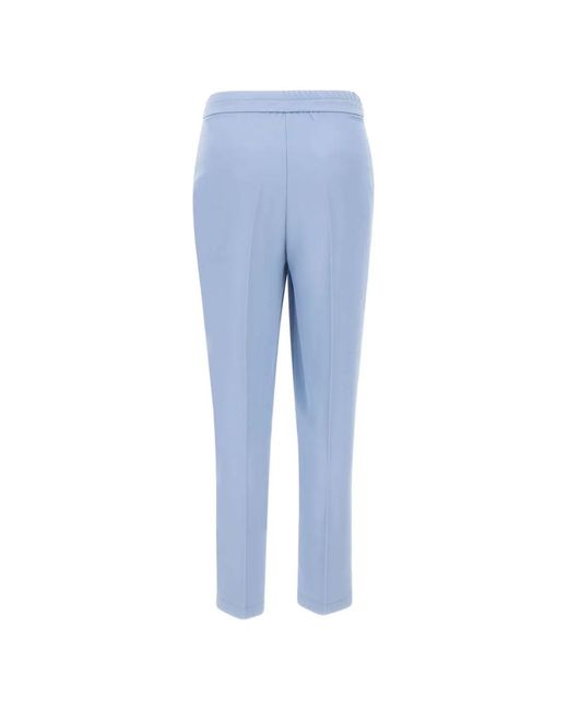 Kaos Blue Elasticated Back Crease Trousers