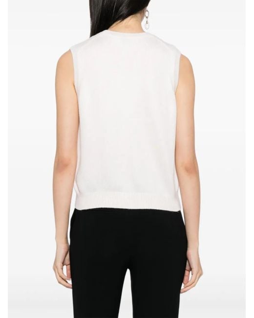 Tom Ford White Knitted Vest