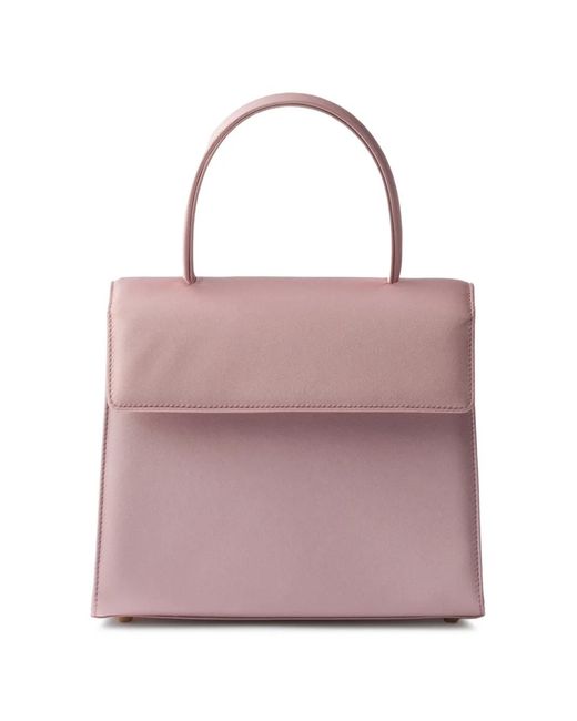 Prada Pink Minuit Satin Handbag
