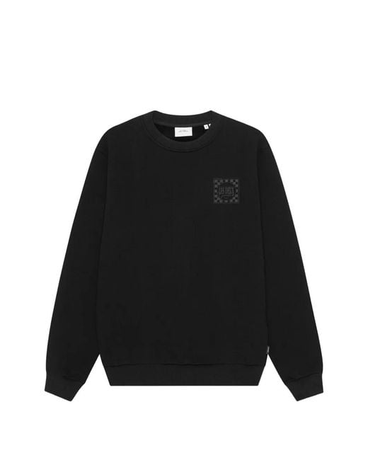 Les Deux Black Logo-Print Sweatshirt for men