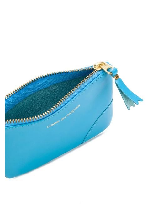 Comme des Garçons Blue Classic Leather Line Wallet Accessories