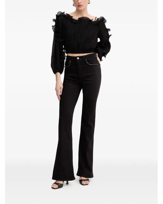 Guess Black Belle Flared Jeans