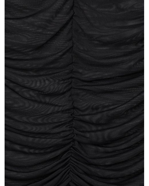 AZ FACTORY X Ester Manas Top Met Ruche in het Black