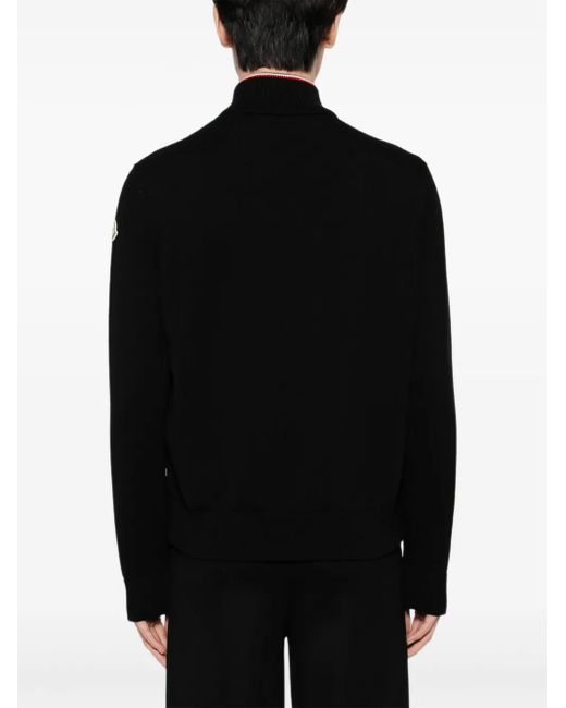 Moncler Jacke Mit Logo-Patch in Black für Herren