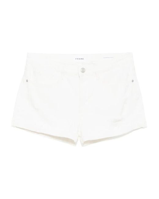 FRAME Le Grand Garcon ショートパンツ White