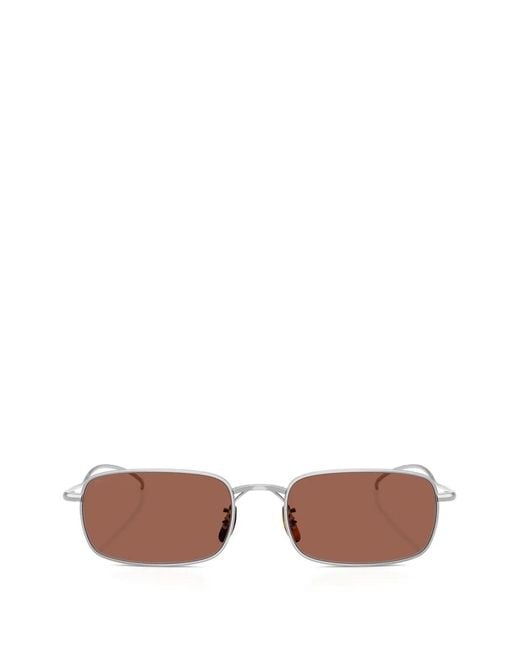 Oliver Peoples Pink Tk-14 Rectangle-Frame Sunglasses