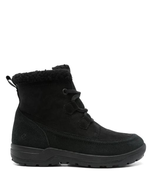 Ecco Black Trace Boots