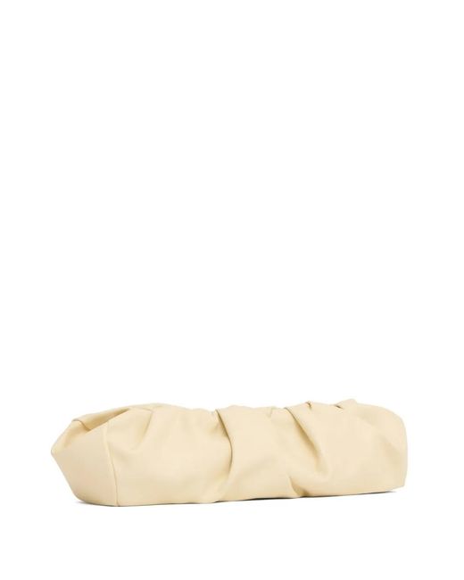 Mansur Gavriel Natural Cloud Ruched Clutch