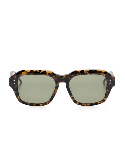 Thom Browne Brown Square-Frame Sunglasses