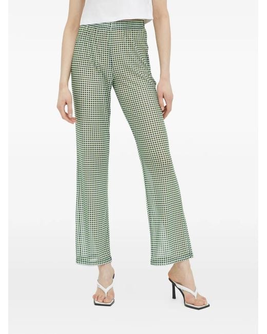 Résumé Green Checked Trousers