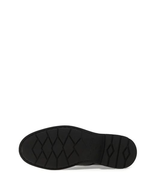 Filling Pieces Black Clean Derby Shoes