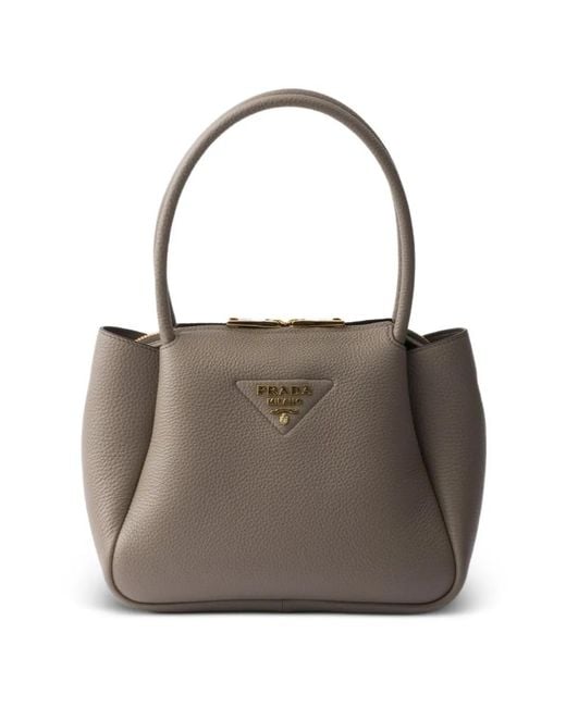 Prada Brown Small Leather Handbag