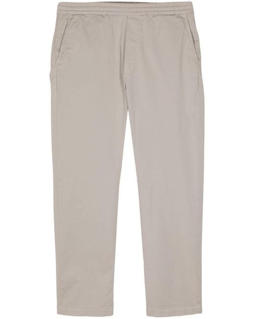 Barena Gray Elastic-waist Tapered Trousers for men