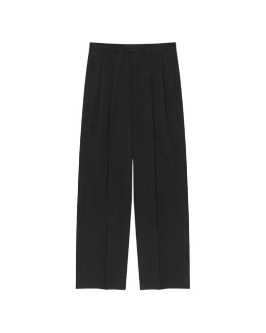 Givenchy Wollen Plooibroek in het Black voor heren